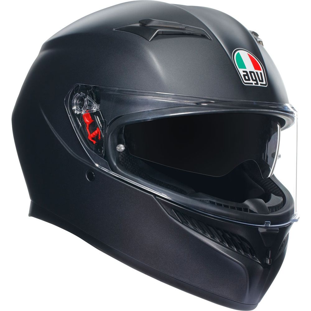 AGV K3 Solid ECE Full Face Helmet Matt Black FREE UK Delivery