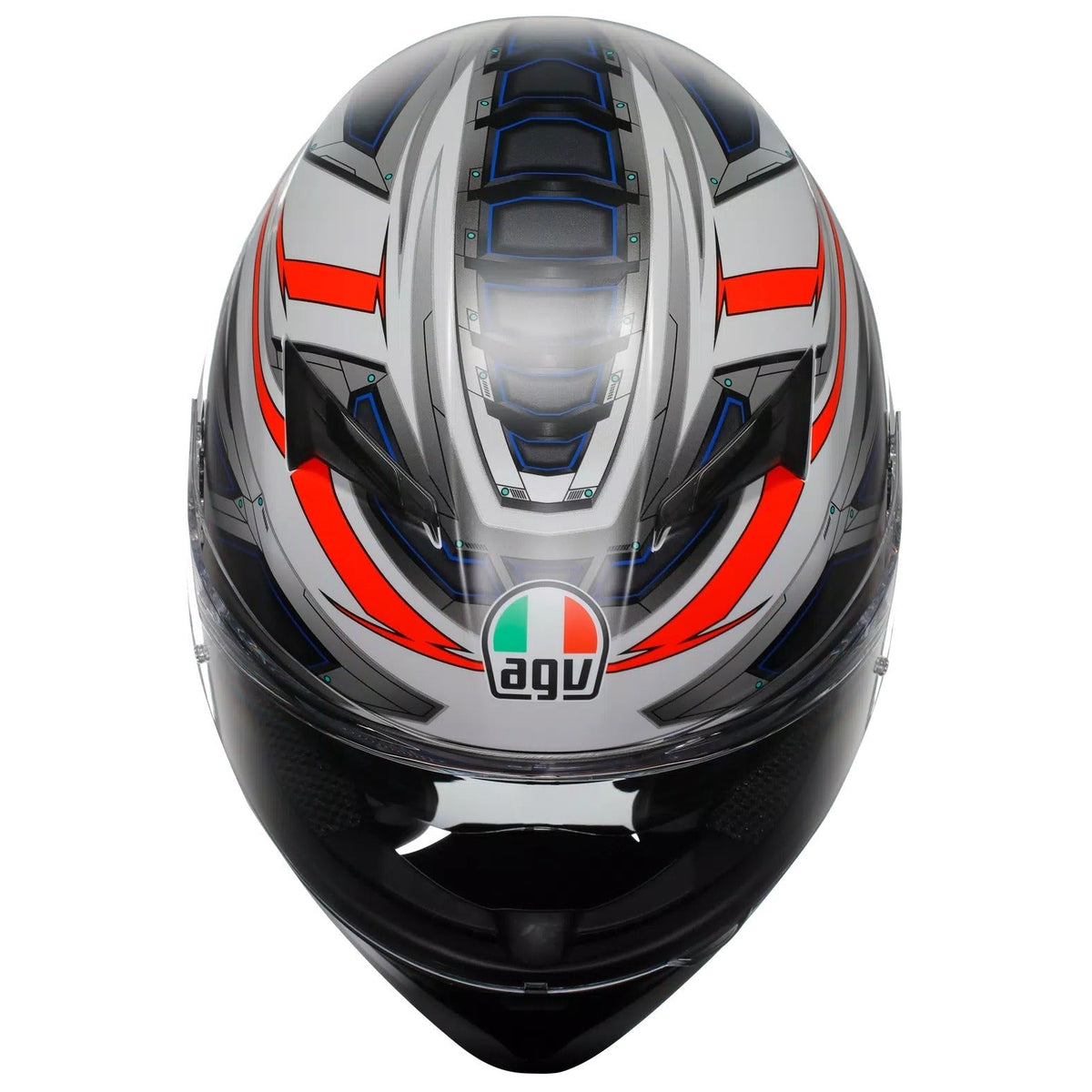 AGV K3 Space White / Fluo Red - alternate product view