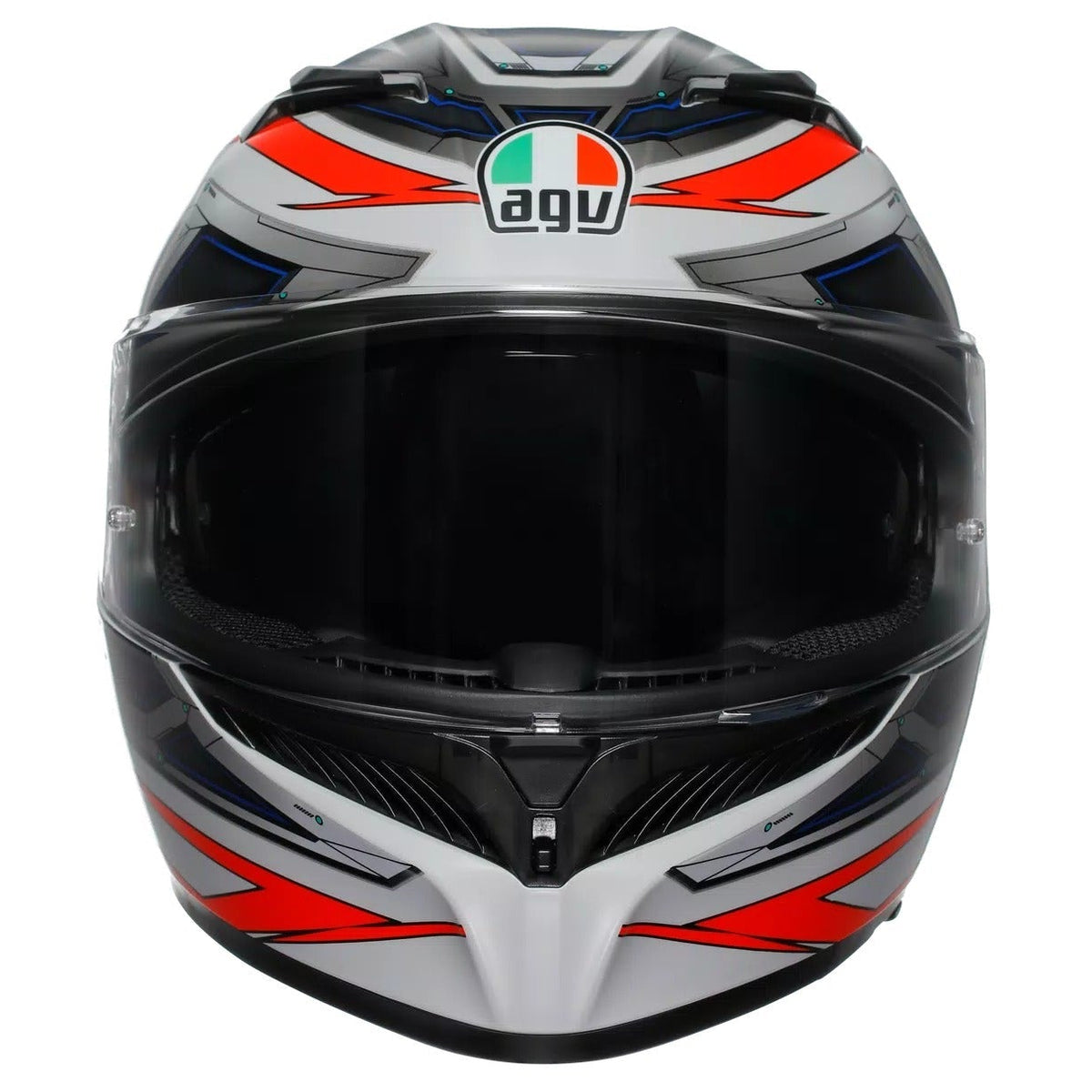 AGV K3 Space White / Fluo Red - additional product view 1