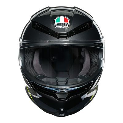 agv k6 gunmetal AGV K6 Minimal Gunmetal / Black / Fluo Yellow