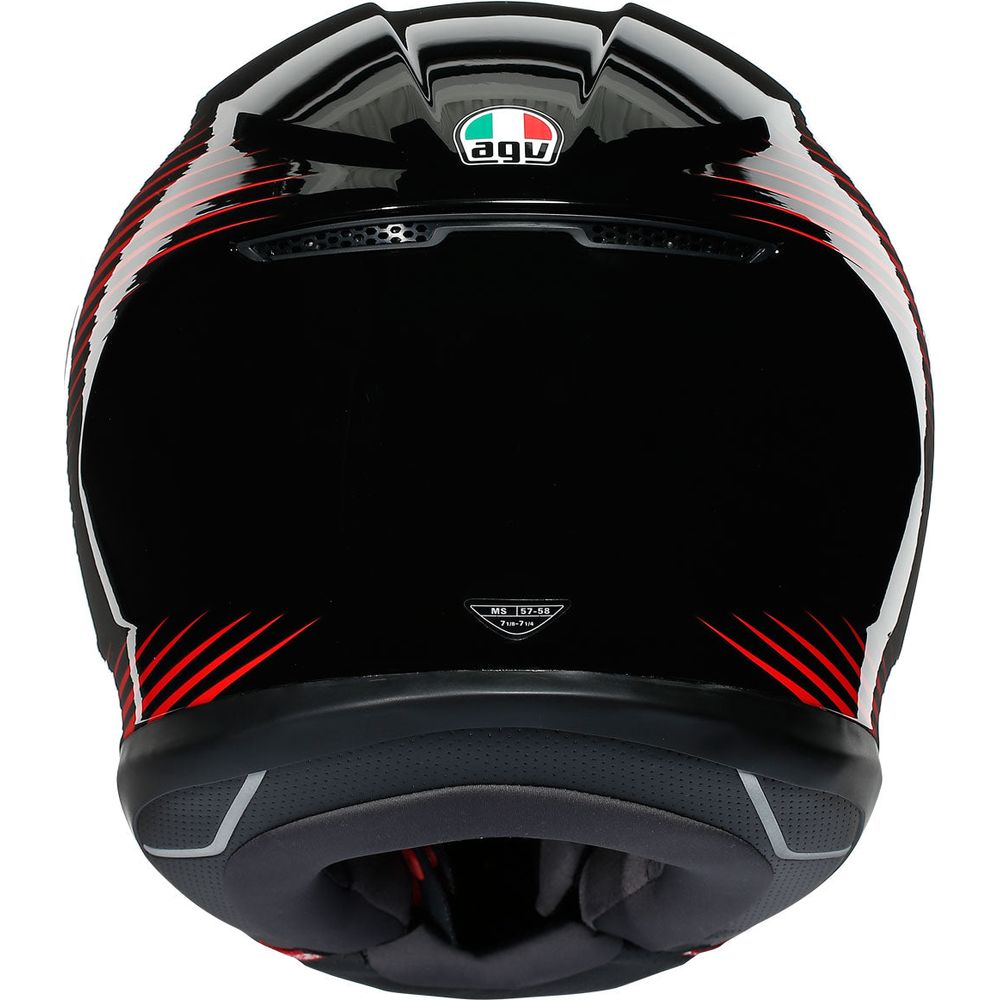 agv k6 rush AGV K6 Full Face Helmet Rush Black/Red FREE Delivery, 365 Day Returns