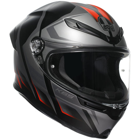 agv k6 price philippines AGV K6-S Karve Full Face Helmet Black/Grey/Red FREE Delivery & Returns