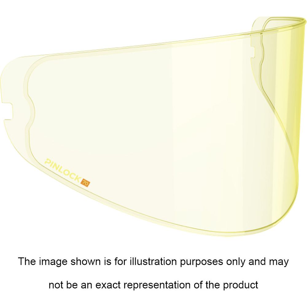 agv helmet accessories uk AGV Leg-1 Pinlock 70 Lens Yellow FREE UK Delivery, 365 Day Returns