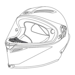 agv helmet breath deflector AGV Pista GP-R Breath Deflector FREE UK Delivery, FREE 365 Day Returns