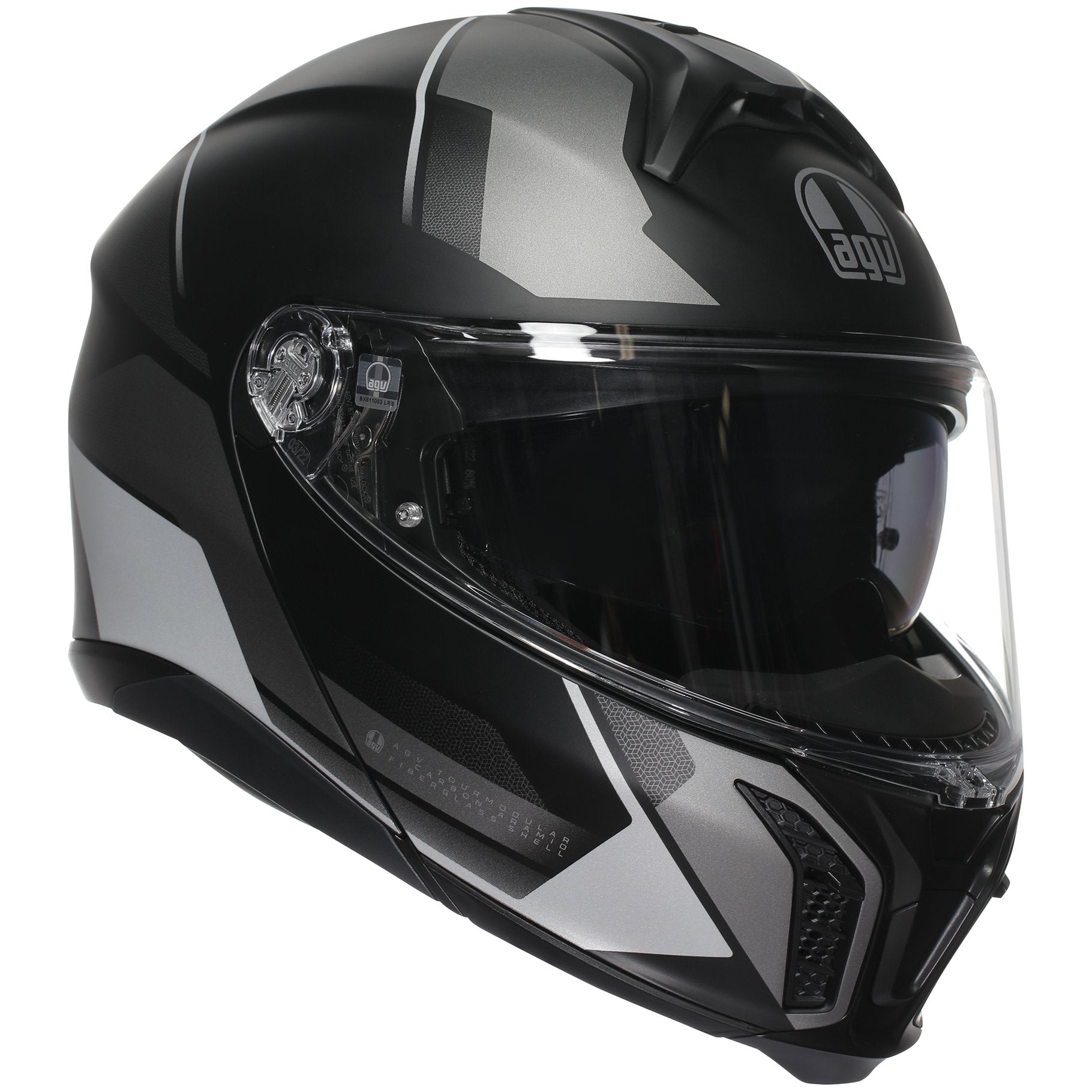AGV Tourmodular Perception Matt Black / Silver