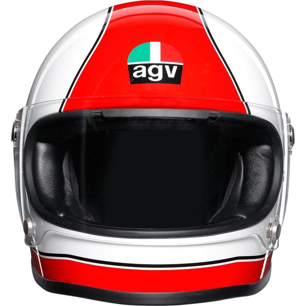 agv compact multi helmet white red AGV X3000 Full Face Helmet Super Red/White FREE Delivery, FREE Returns