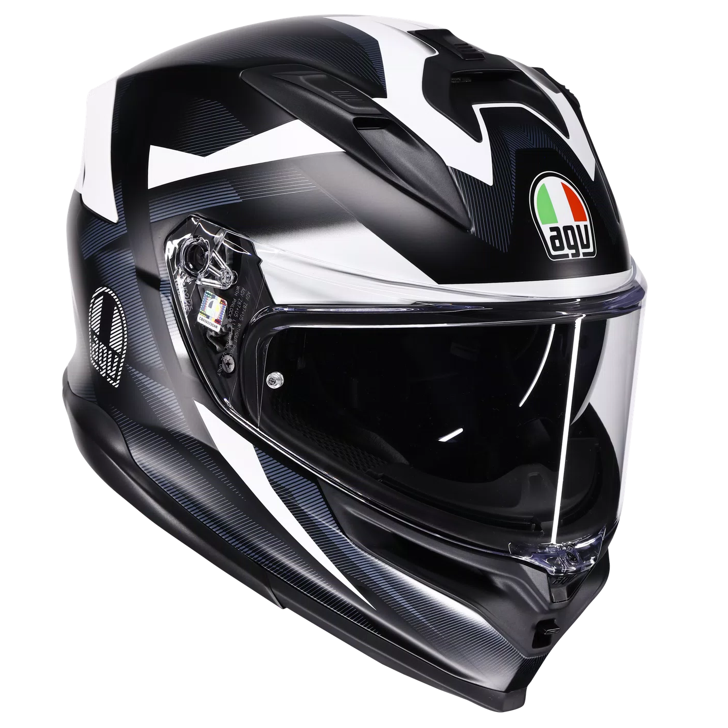 AGV K7 Glimpse Matt Black / White
