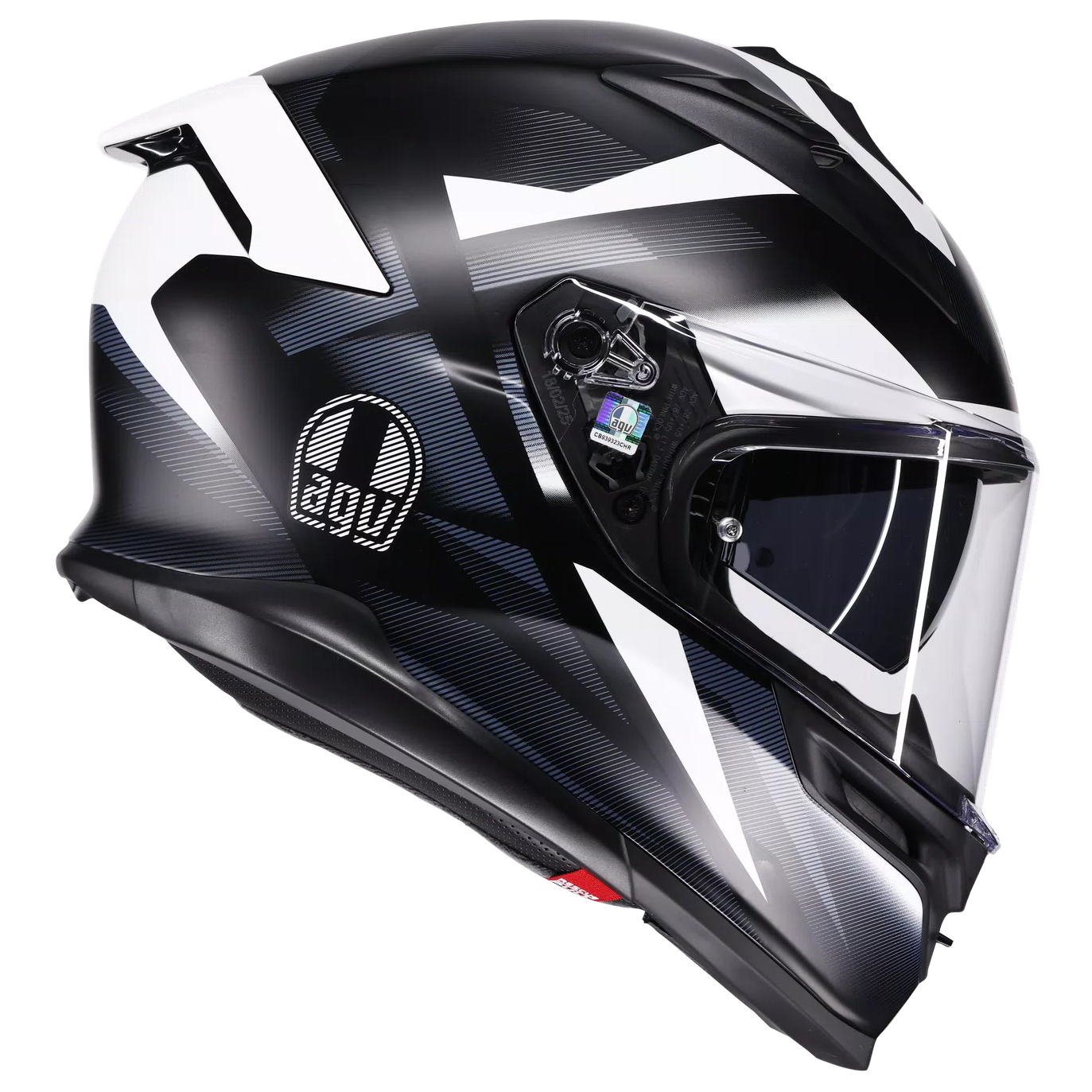 AGV K7 Glimpse Matt Black / White