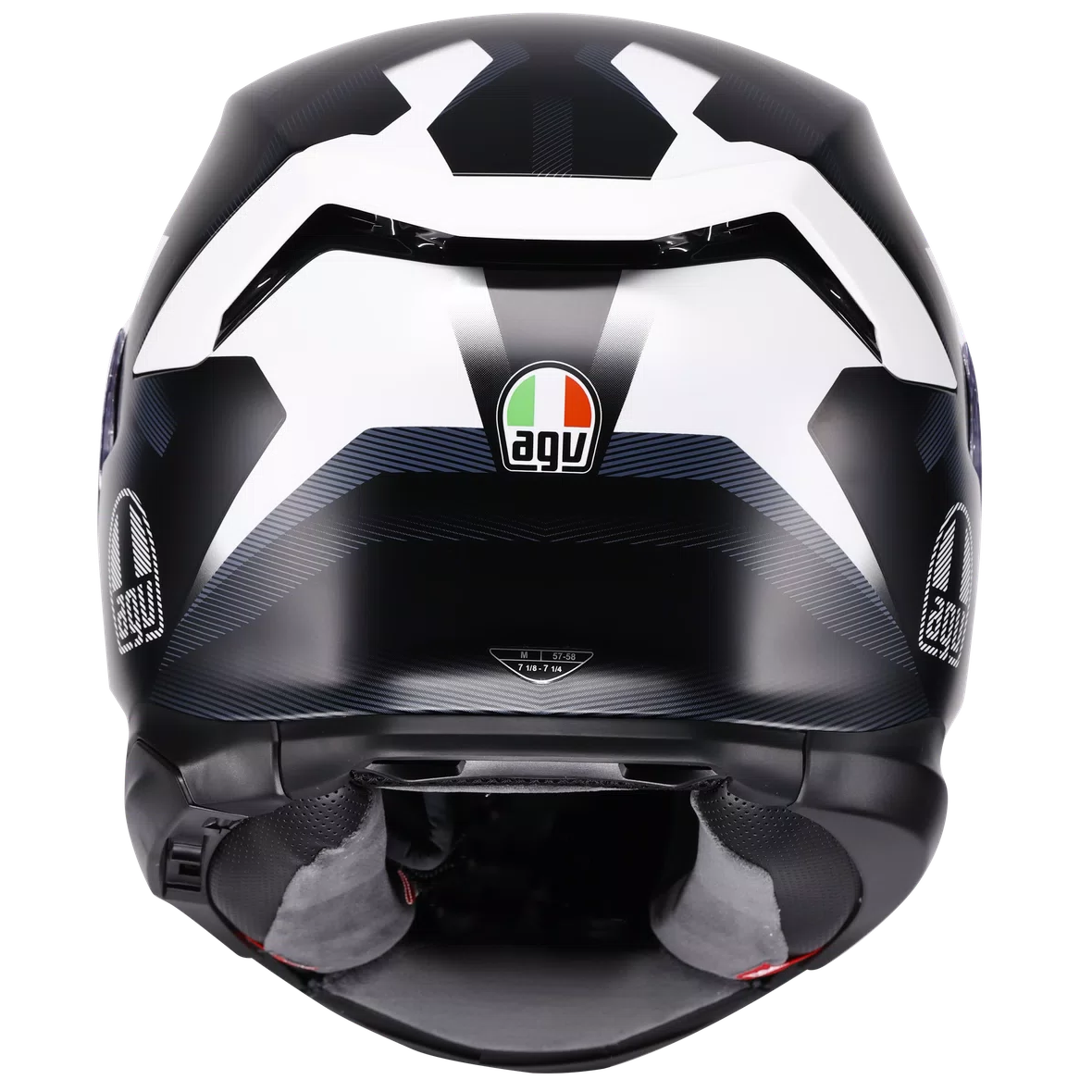 AGV K7 Glimpse Matt Black / White