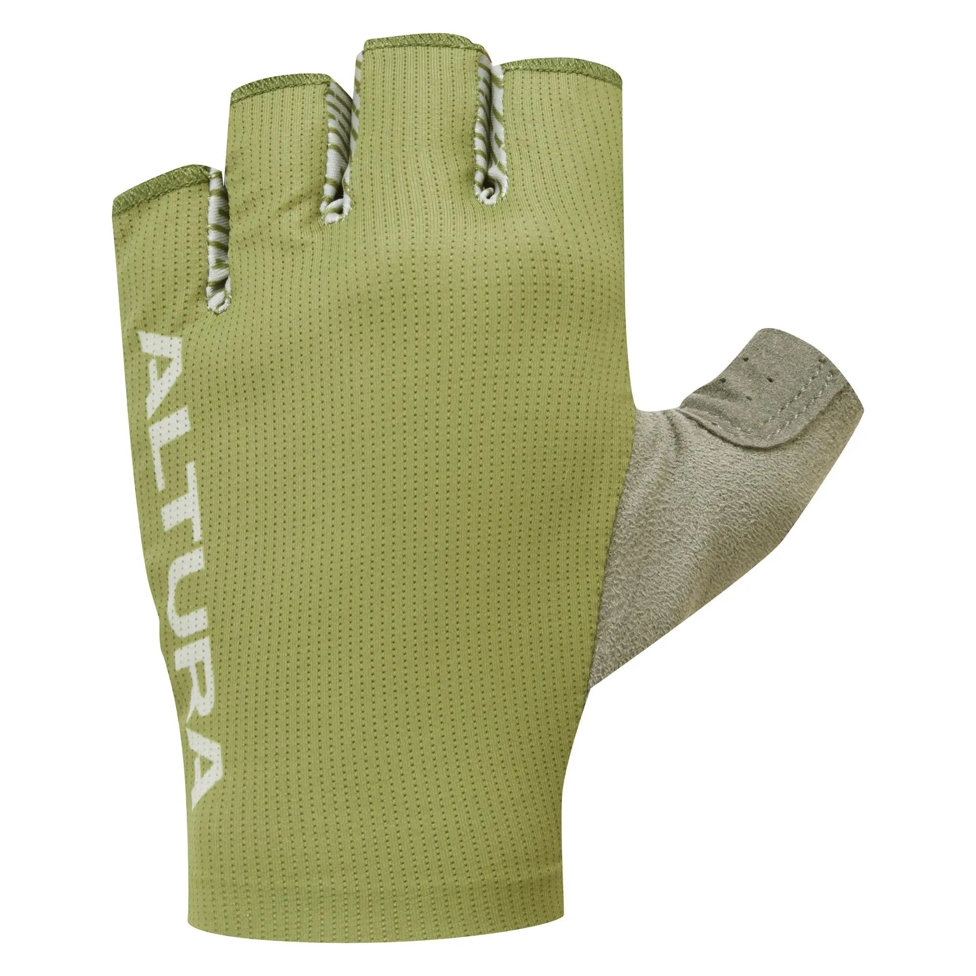 Altura Progel Cycling Mitts Olive - FREE UK Shipping, FREE 365 Day Returns | Moto Central