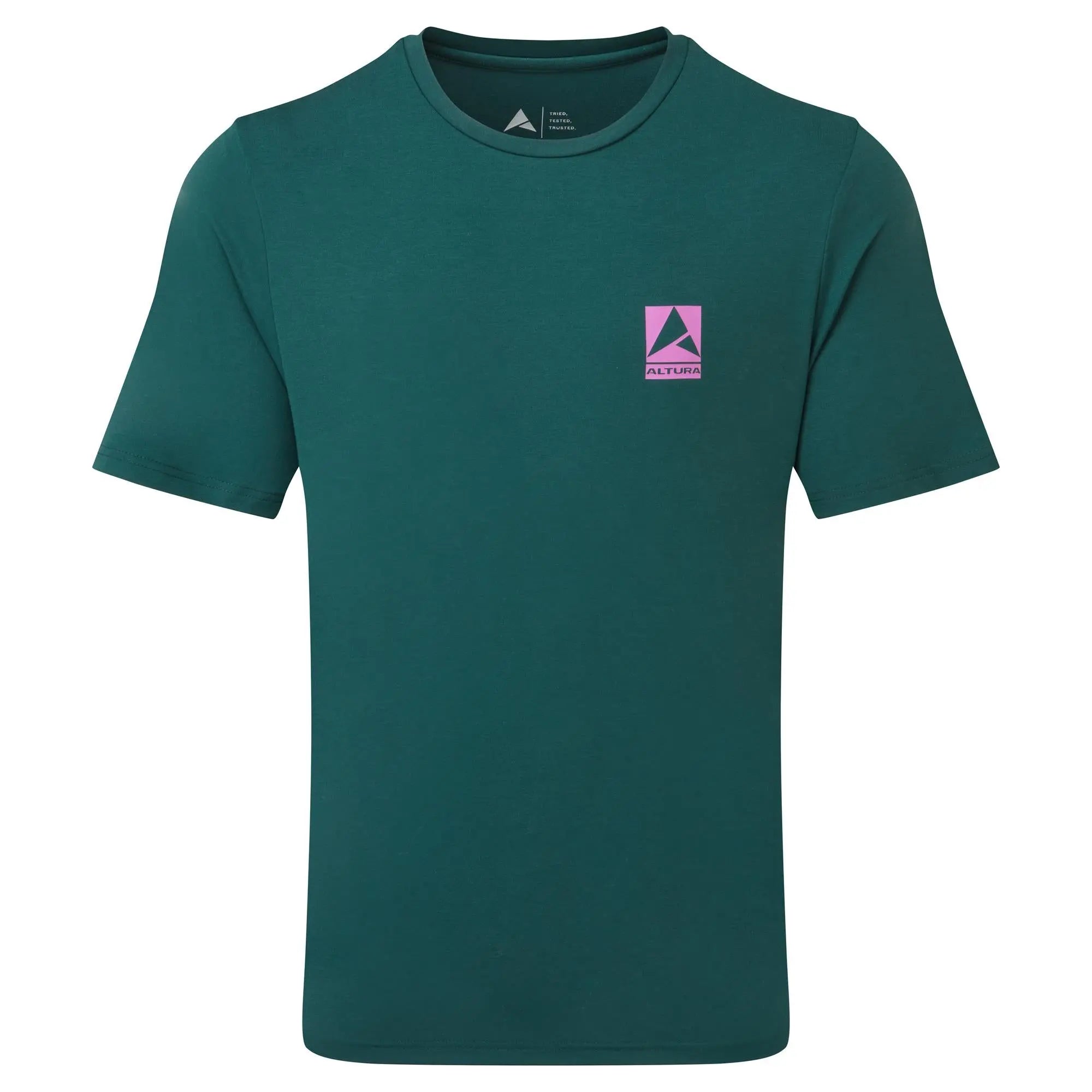 Altura Cyclepath Tech Tee Forest Green - FREE UK Shipping, FREE 365 Day Returns | Moto Central