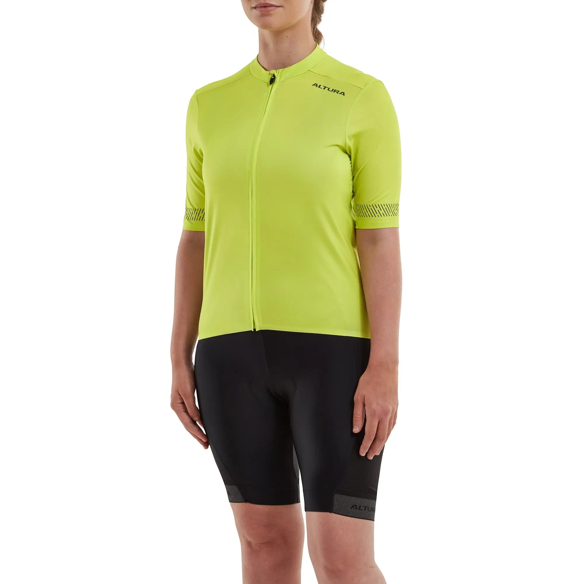 Altura Icon Short Sleeves Ladies Jersey Lime - FREE UK Shipping, FREE 365 Day Returns | Moto Central