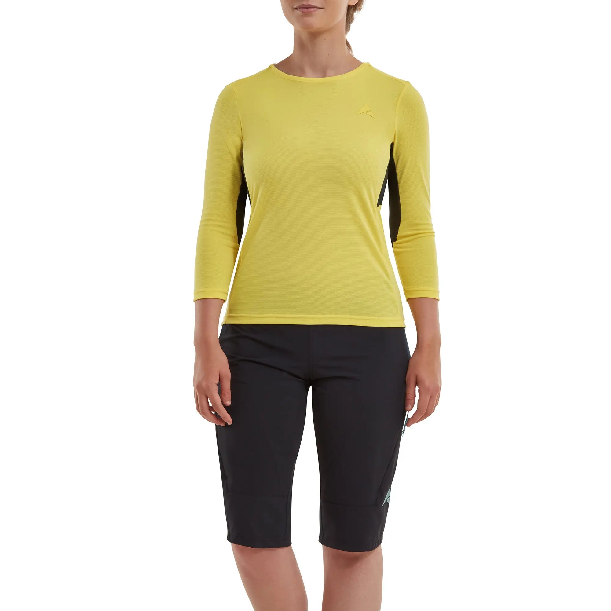 Altura Kielder Lightweight 3/4 Sleeves Cycling Ladies Jersey Yellow - FREE UK Shipping, FREE 365 Day Returns | Moto Central