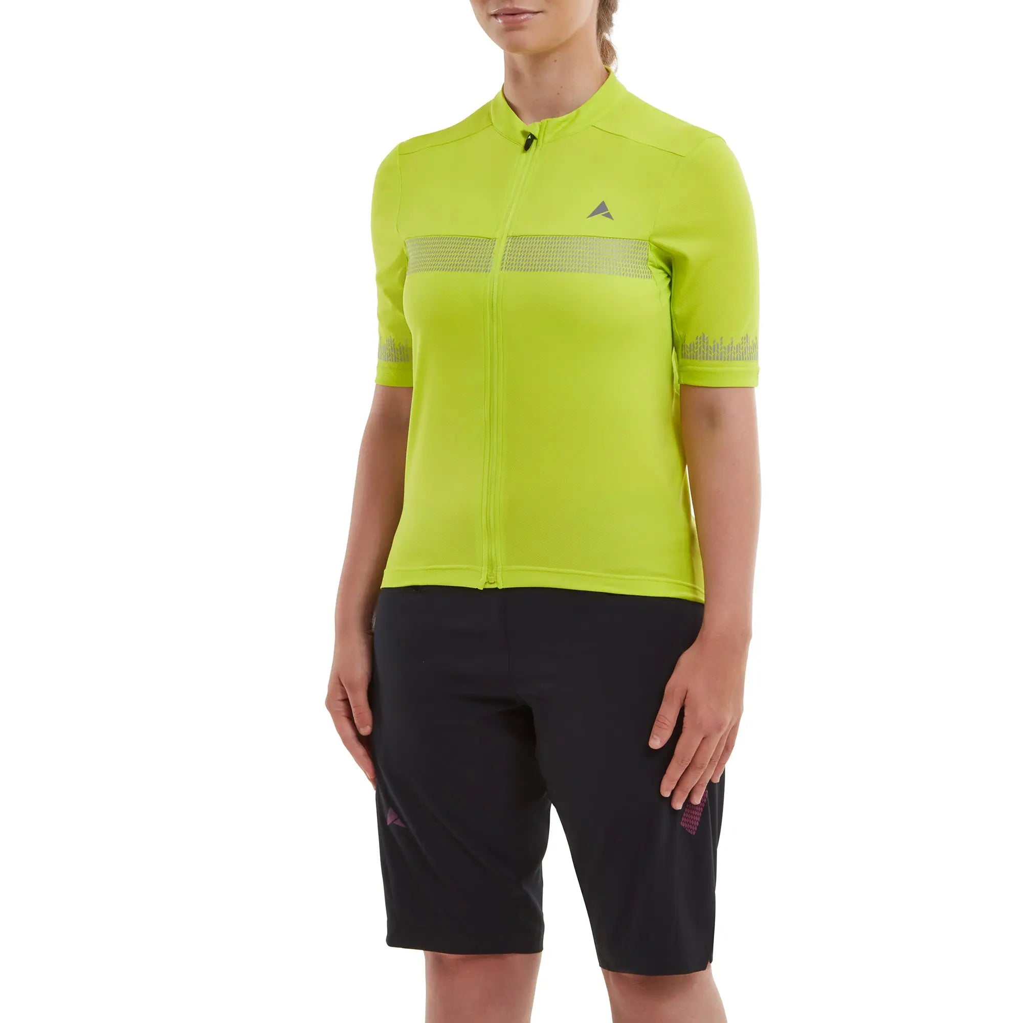 Altura Nightvision Short Sleeves Cycling Ladies Jersey Lime - FREE UK Shipping, FREE 365 Day Returns | Moto Central