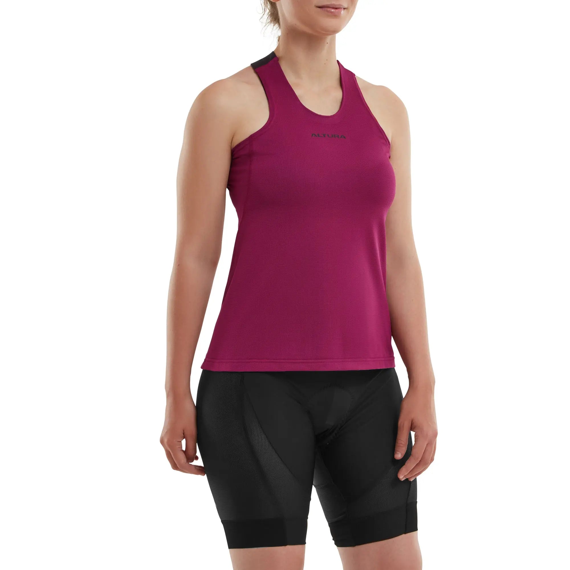 Altura Shore Indoor Training Ladies Vest Raspberry - FREE UK Shipping, FREE 365 Day Returns | Moto Central