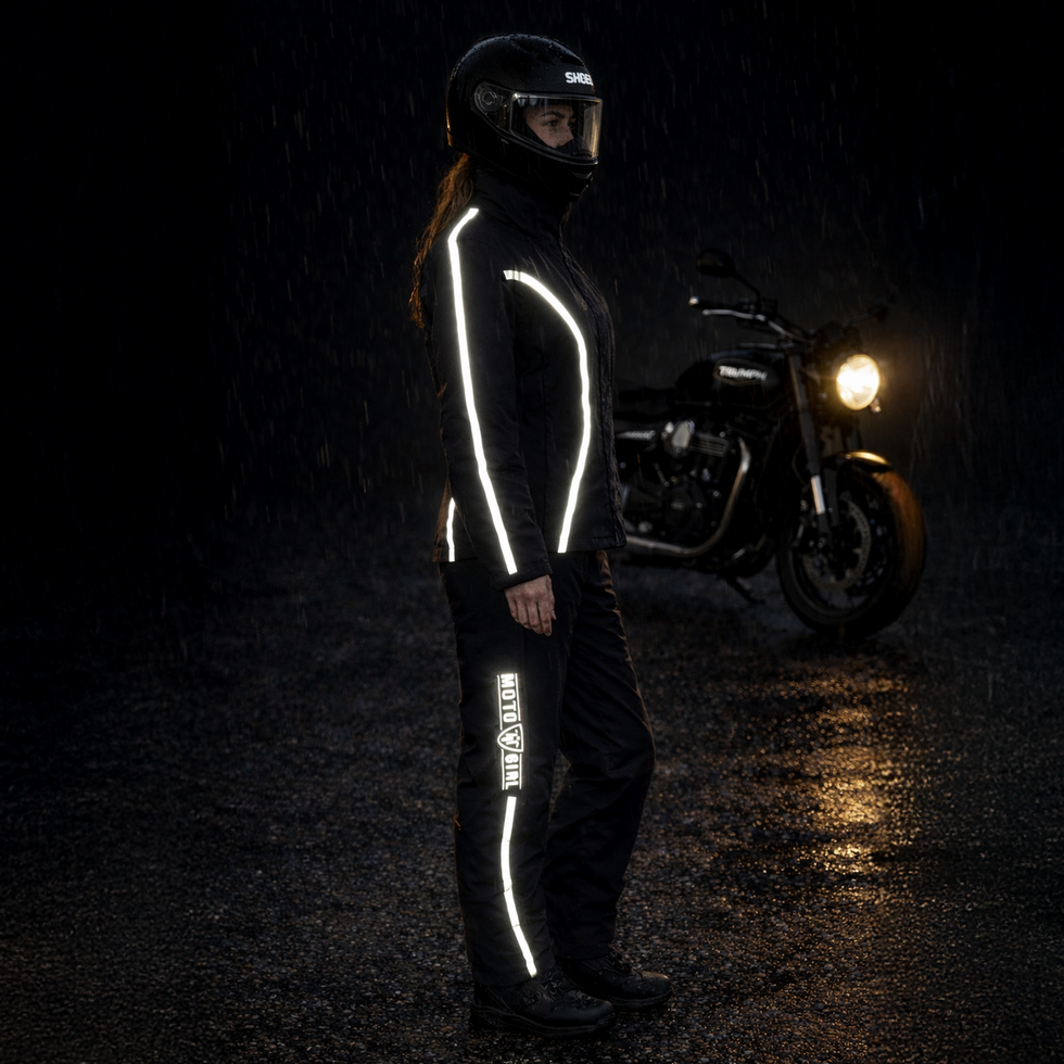 MotoGirl Aqua Shield Waterproof Trouser Black FREE UK Delivery, FREE 365 Day Returns | Moto Central