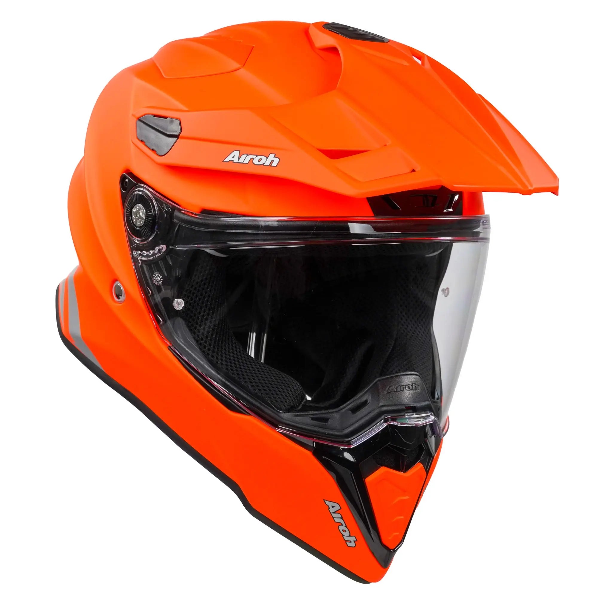Airoh Commander Adventure Helmet Matt Fluo Orange - FREE UK Shipping, FREE 365 Day Returns | Moto Central