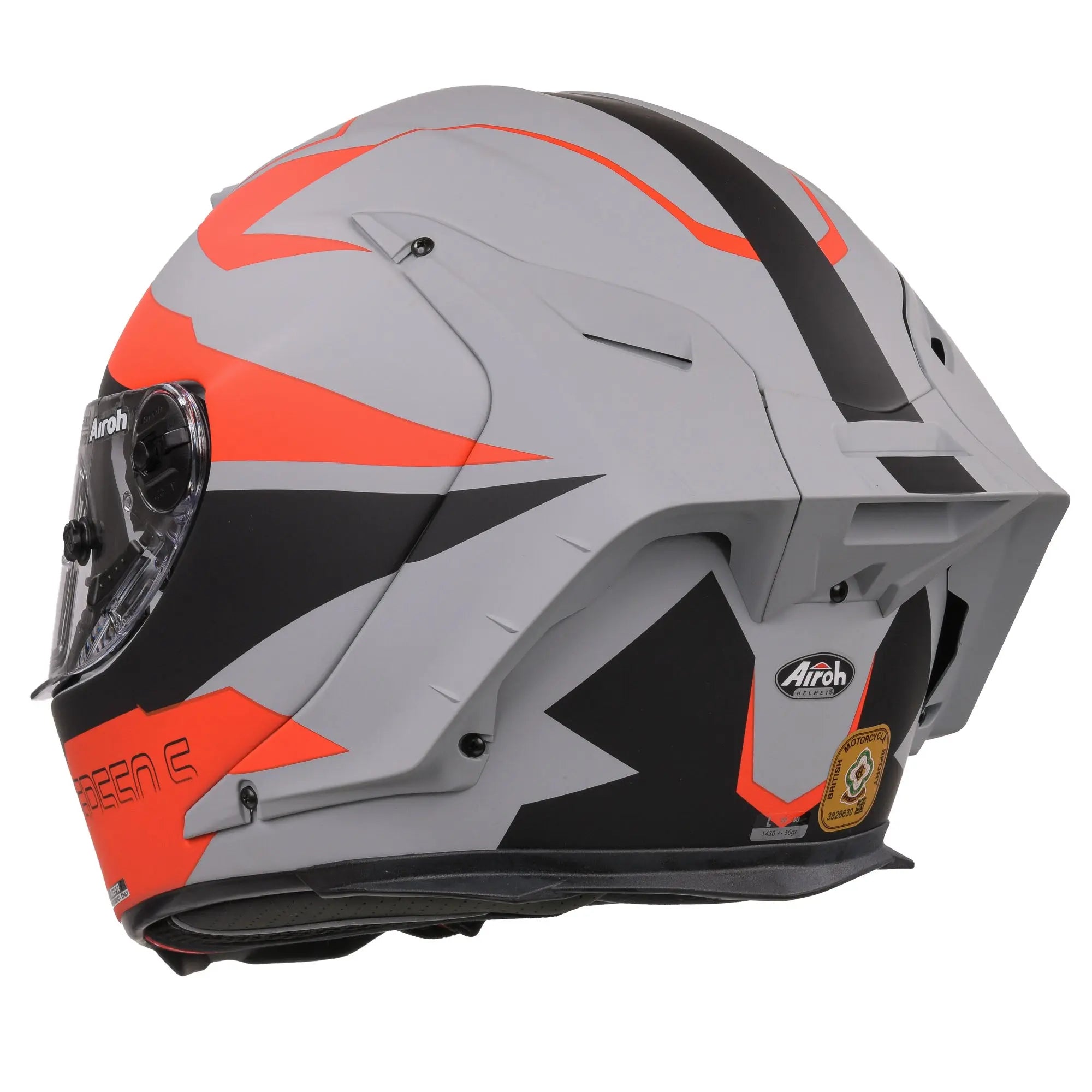 Airoh GP550S Full Face Helmet Matt Orange - FREE UK Shipping, FREE 365 Day Returns | Moto Central
