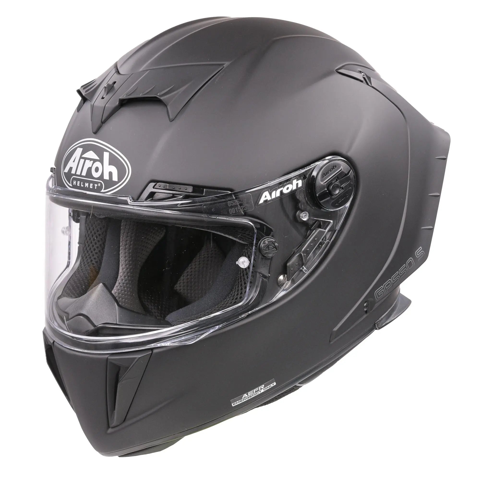 Airoh GP550S Full Face Helmet Matt Black - FREE UK Shipping, FREE 365 Day Returns | Moto Central