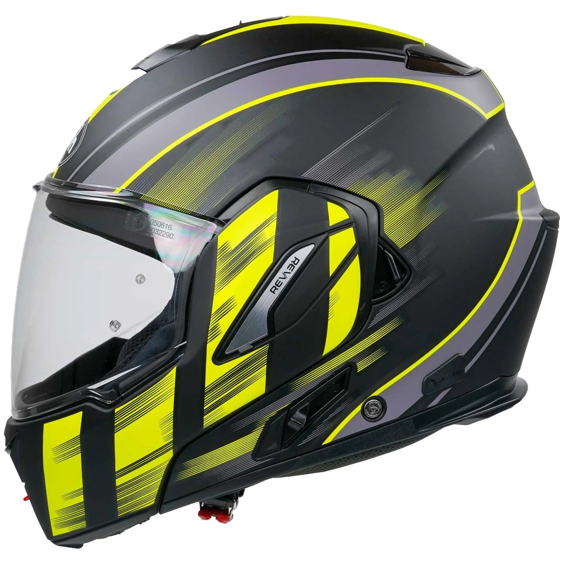 Airoh REV19 Flip-Up Helmet Ikon Matt Yellow - FREE UK Shipping, FREE 365 Day Returns | Moto Central