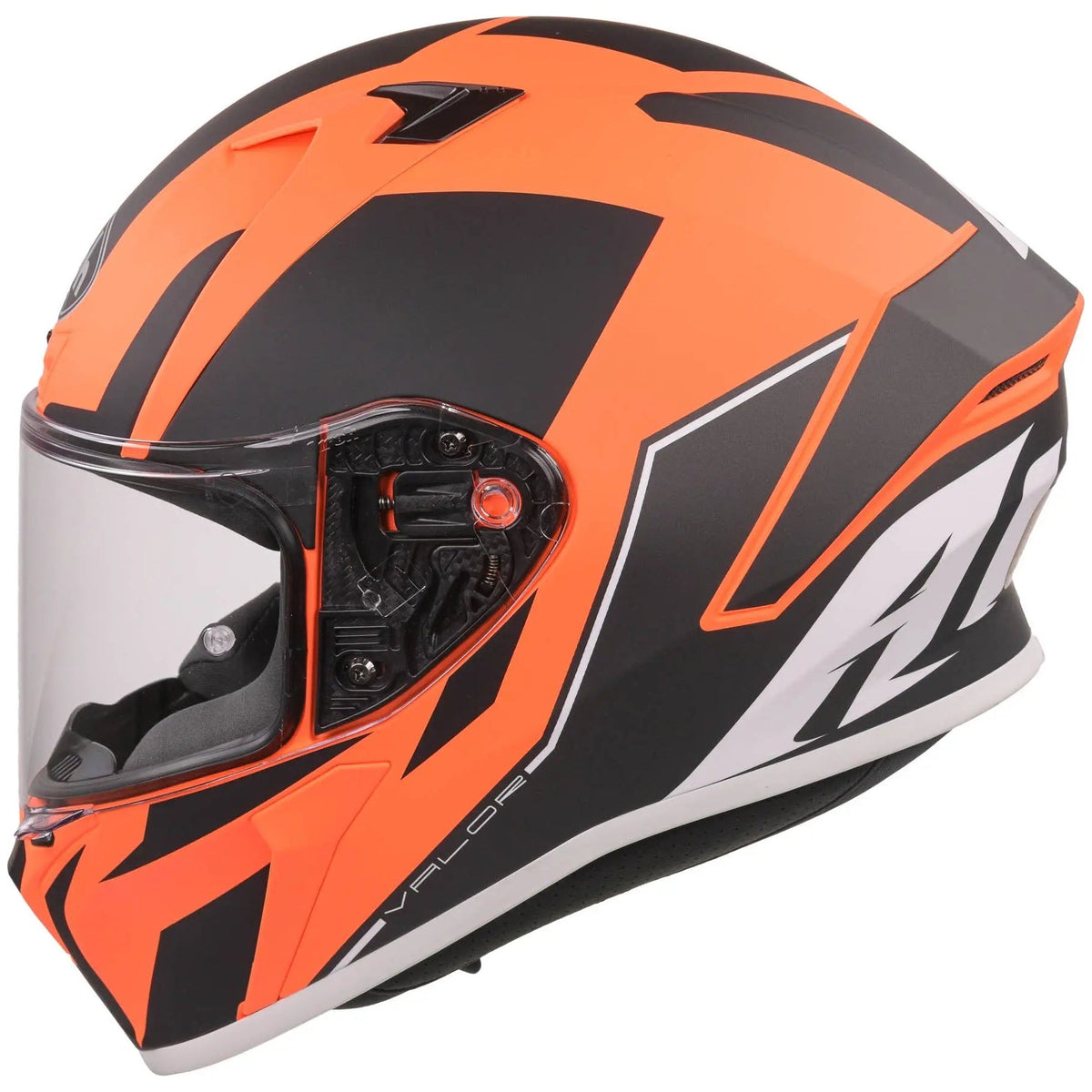 Airoh Valor Full Face Helmet Matt Wings Orange - FREE UK Shipping, FREE 365 Day Returns | Moto Central