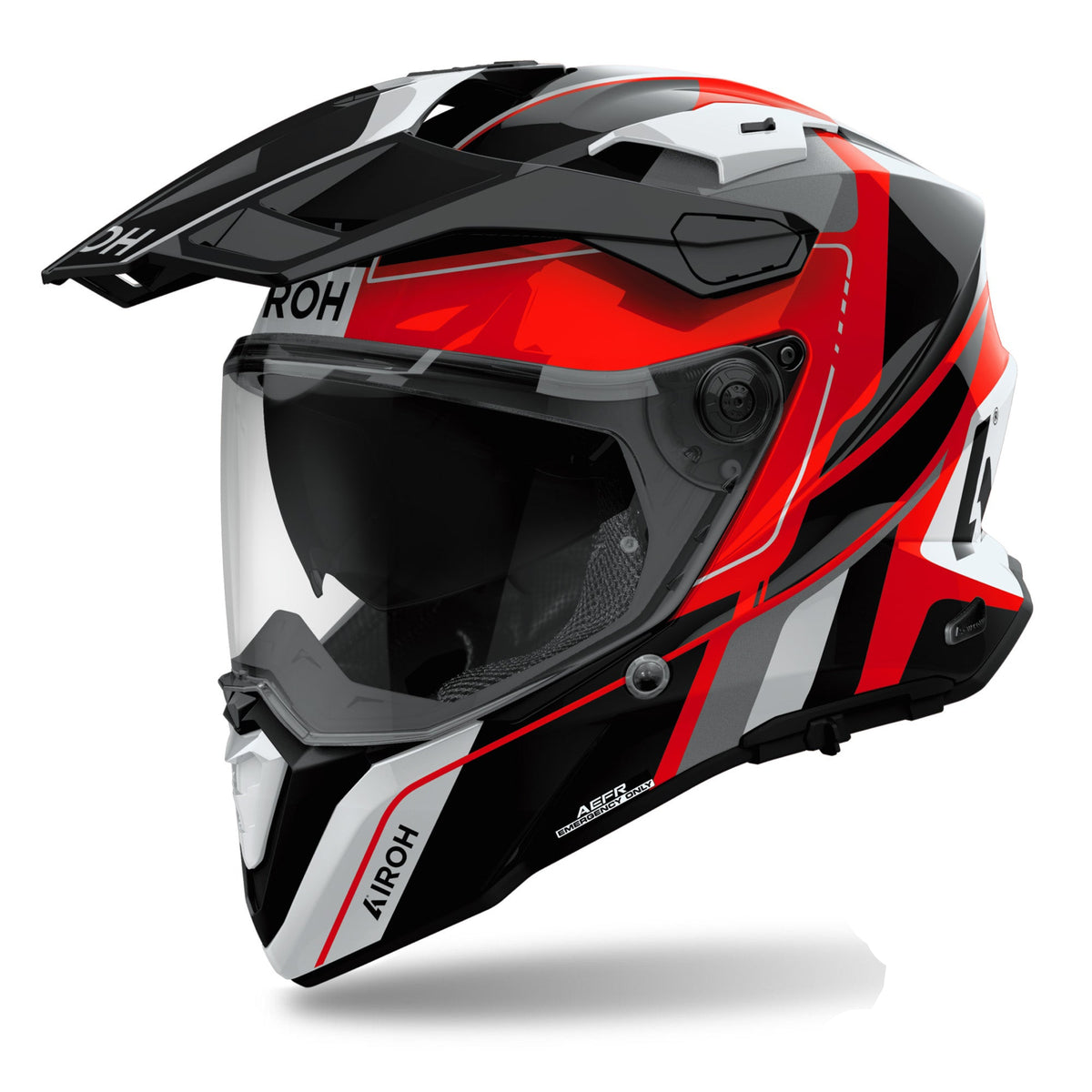 Airoh Commander 2 Gloss Skip Red FREE UK Delivery, FREE 365 Day Returns | Moto Central