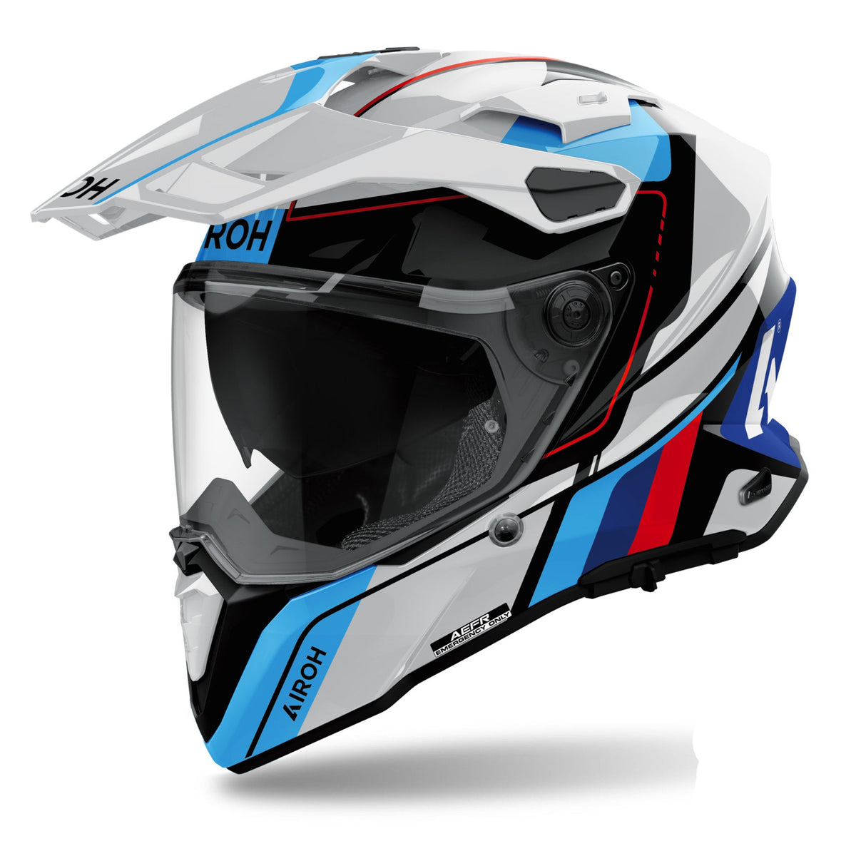 Airoh Commander 2 Gloss Skip White FREE UK Delivery, FREE 365 Day Returns | Moto Central