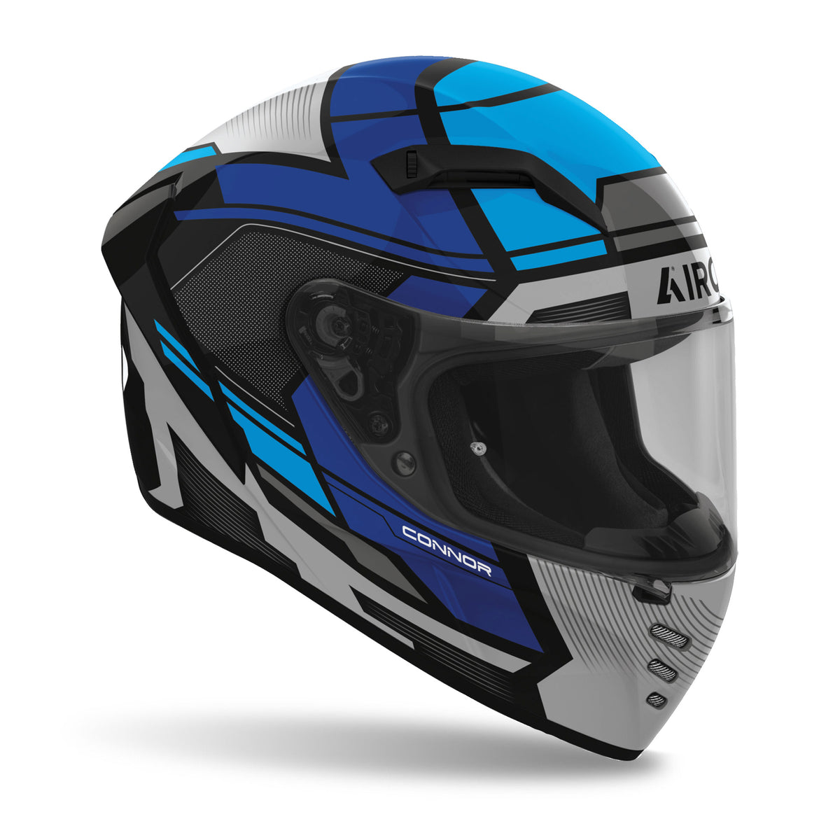Airoh Connor Gloss Ego Blue FREE UK Delivery, FREE 365 Day Returns | Moto Central