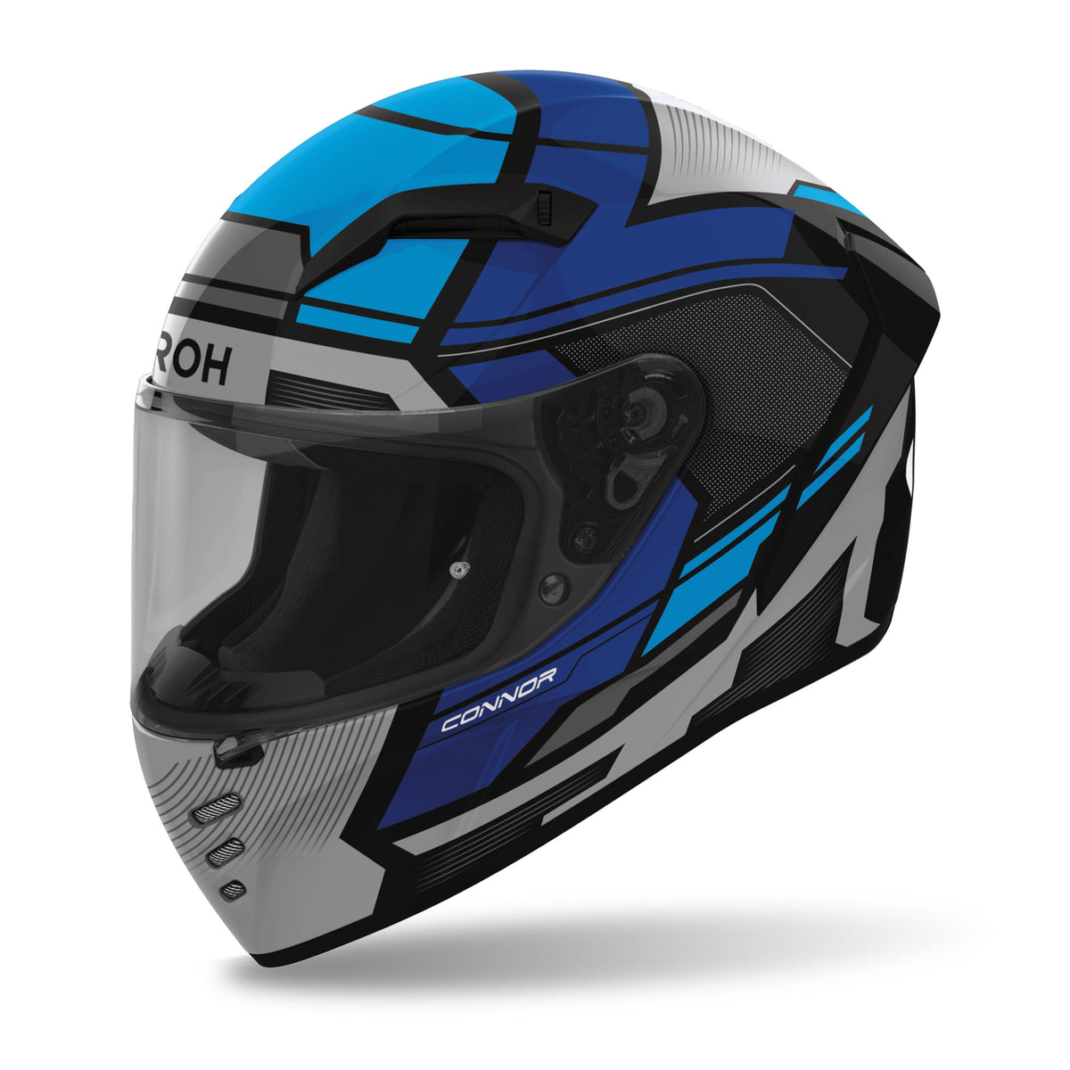 Airoh Connor Gloss Ego Blue FREE UK Delivery, FREE 365 Day Returns | Moto Central