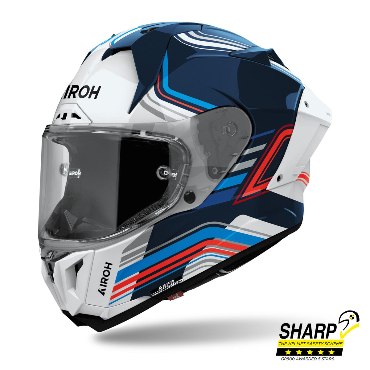 Airoh GP-800 Gloss Hurricane FREE UK Delivery, FREE 365 Day Returns | Moto Central
