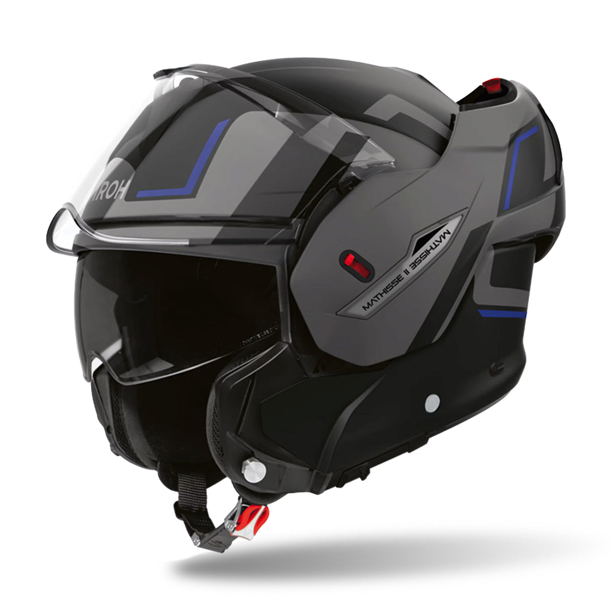 Airoh Mathisse 2 Matt Genius Blue FREE UK Delivery, FREE 365 Day Returns | Moto Central