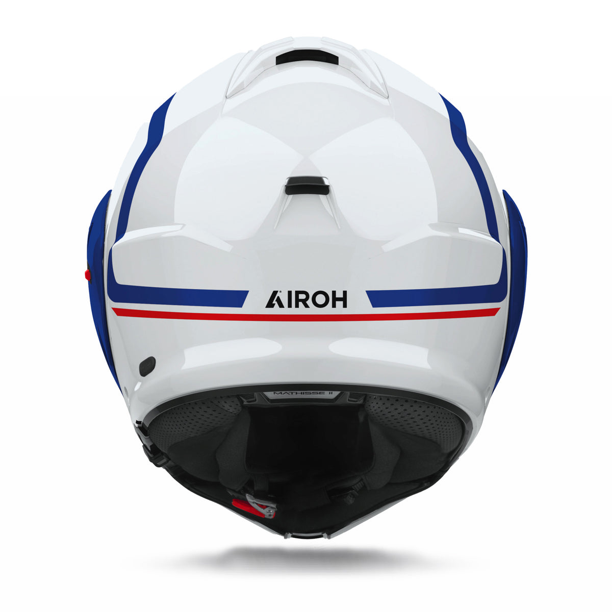 Airoh Mathisse 2 Gloss Genius Blue / Red FREE UK Delivery, FREE 365 Day Returns | Moto Central