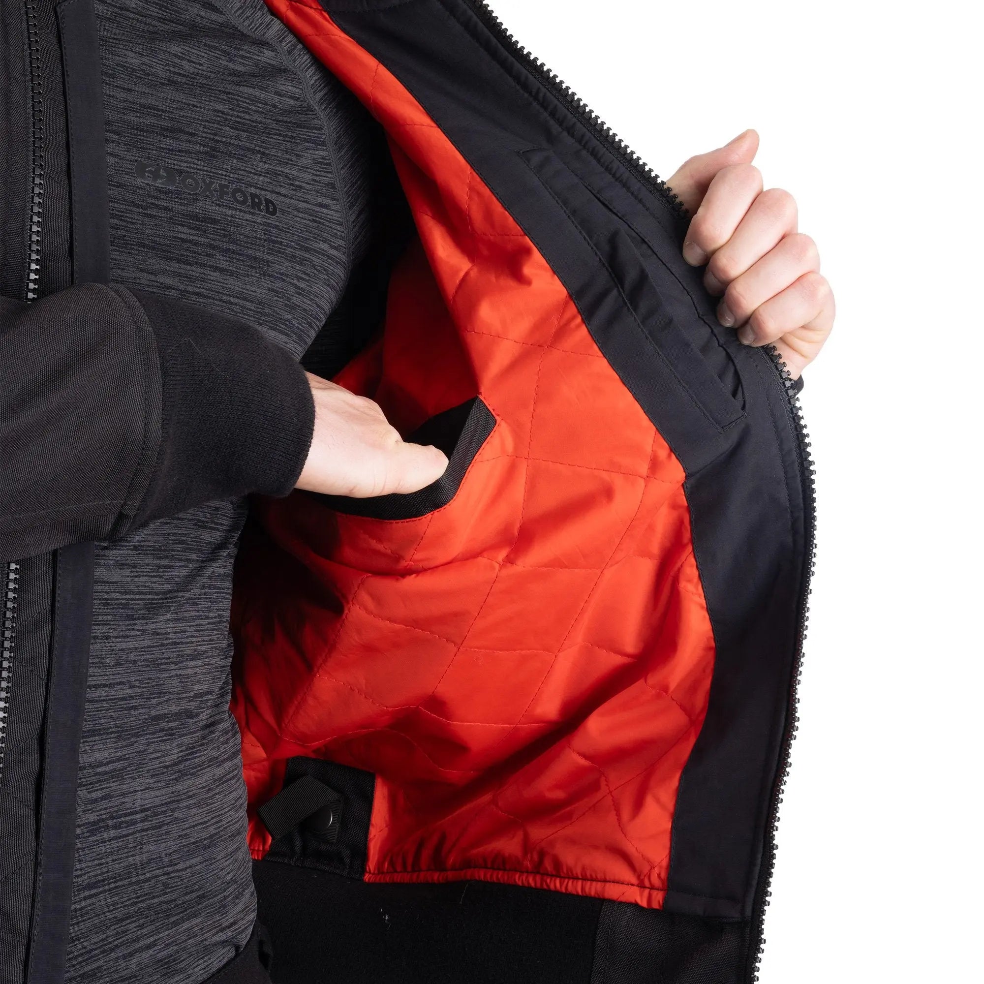 ARMR Bomber 2.0 Textile Jacket Black  - FREE UK Shipping, FREE 365 Day Returns | Moto Central
