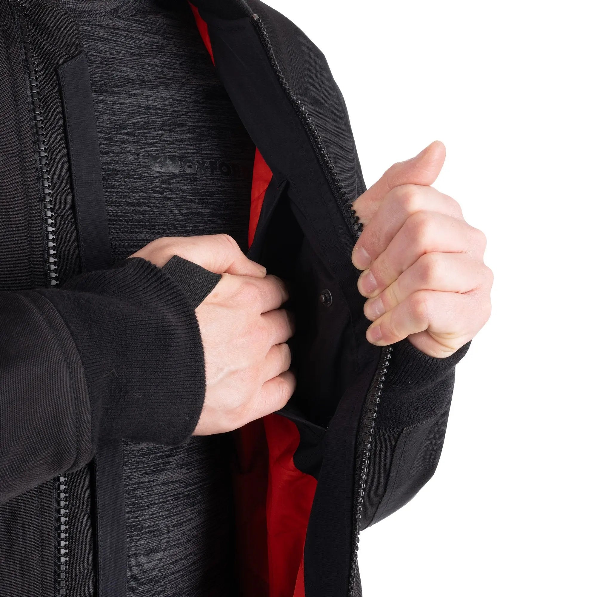 ARMR Bomber 2.0 Textile Jacket Black  - FREE UK Shipping, FREE 365 Day Returns | Moto Central