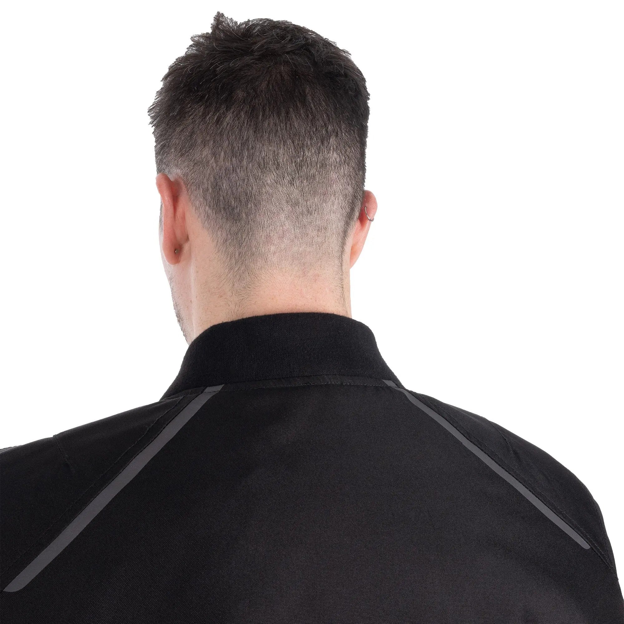 ARMR Bomber 2.0 Textile Jacket Black  - FREE UK Shipping, FREE 365 Day Returns | Moto Central