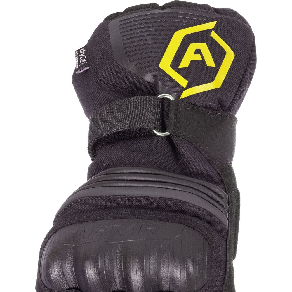 ARMR Kumaji 3.0 Waterproof Textile Gloves Black / Yellow