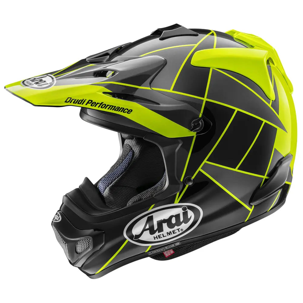 Arai MX-V Evo Peak Yellow FREE UK Delivery, FREE 365 Day Returns | Moto Central