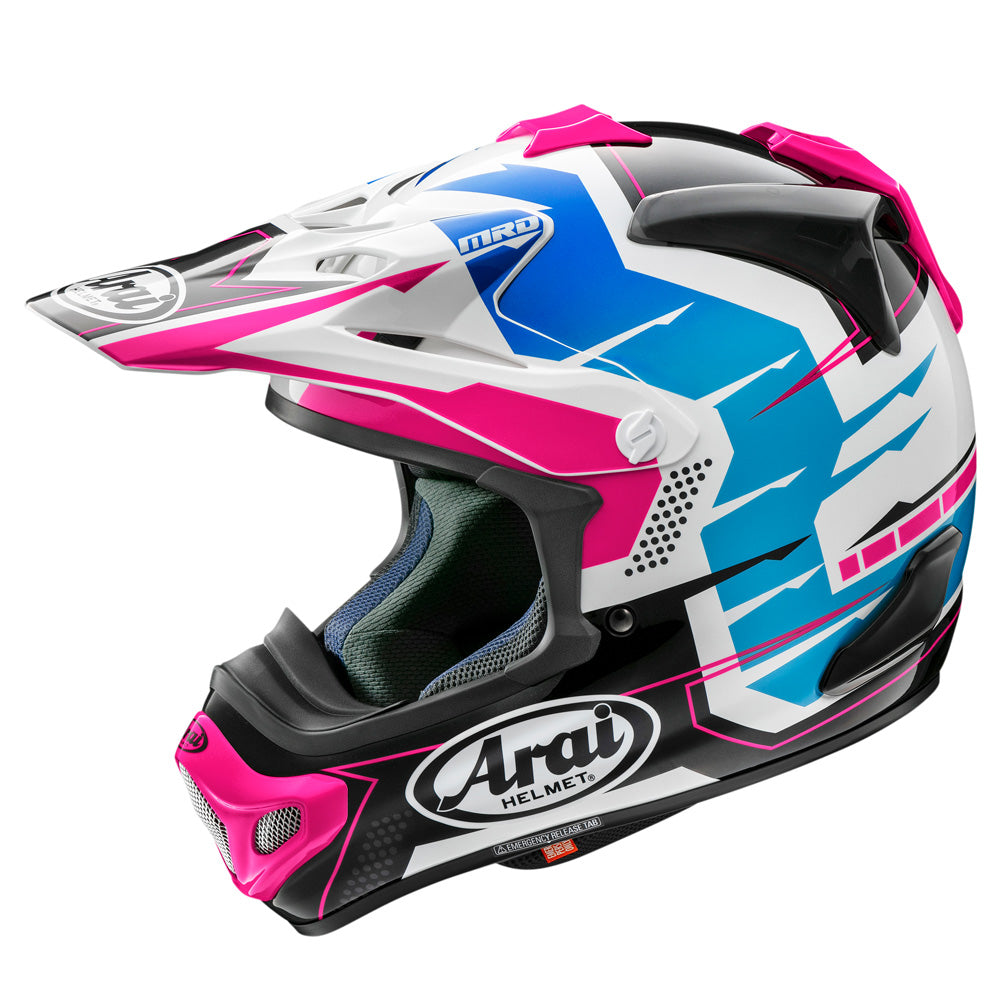 Arai MX-V Evo Stingray Pink FREE UK Delivery, FREE 365 Day Returns | Moto Central