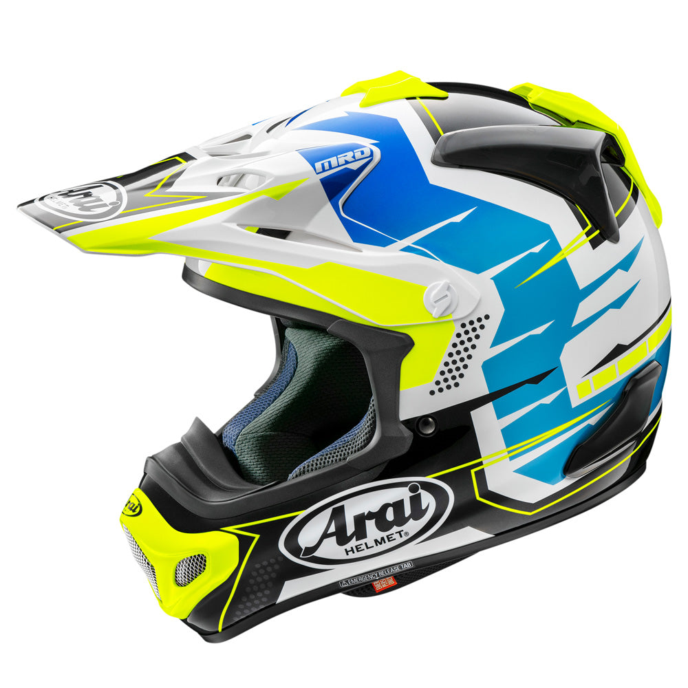 Arai MX-V Evo Stingray Yellow FREE UK Delivery, FREE 365 Day Returns | Moto Central