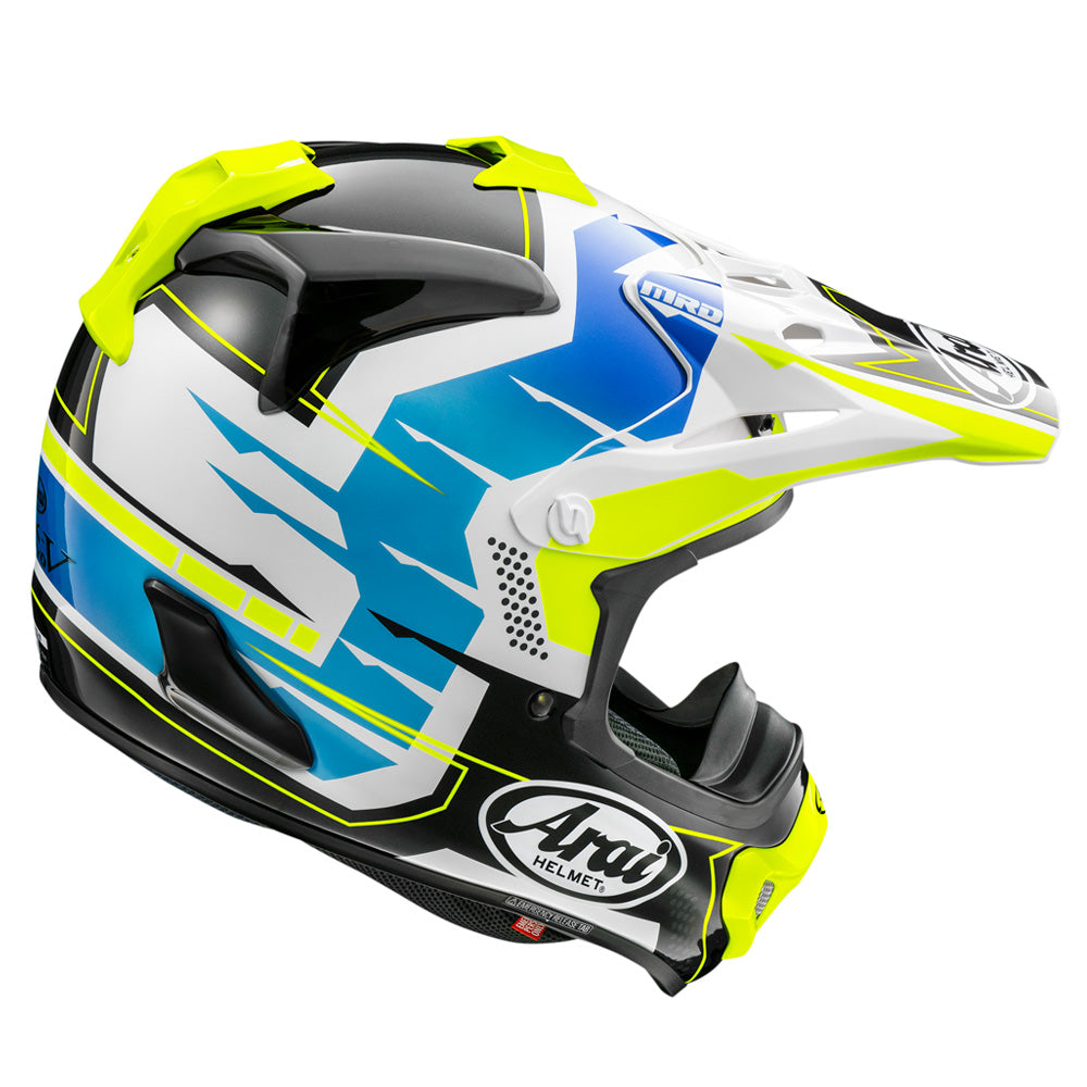 Arai MX-V Evo Stingray Yellow FREE UK Delivery, FREE 365 Day Returns | Moto Central