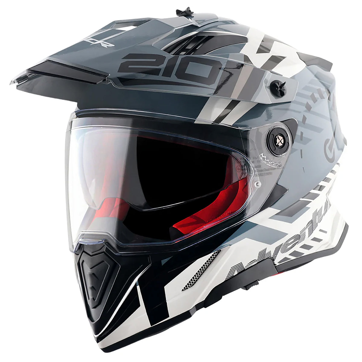 Axor X-Cross Speedometer Gloss White / Grey FREE UK Delivery, FREE 365 Day Returns | Moto Central