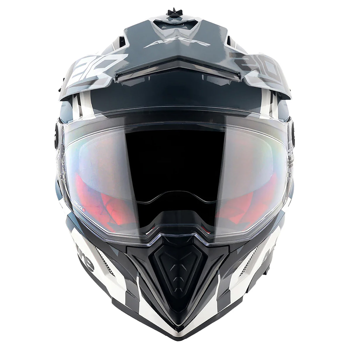 Axor X-Cross Speedometer Gloss White / Grey FREE UK Delivery, FREE 365 Day Returns | Moto Central