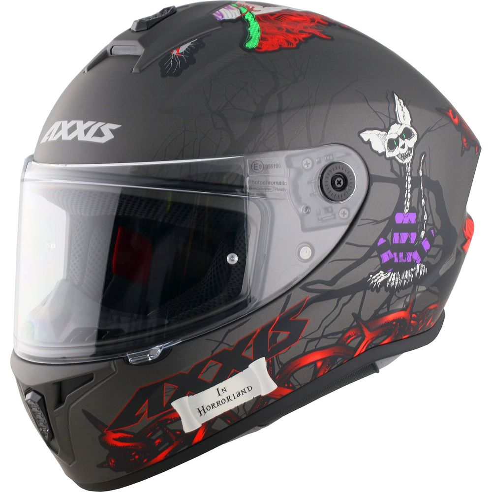 Axxis Draken S Horrorland A2 Matt Titanium