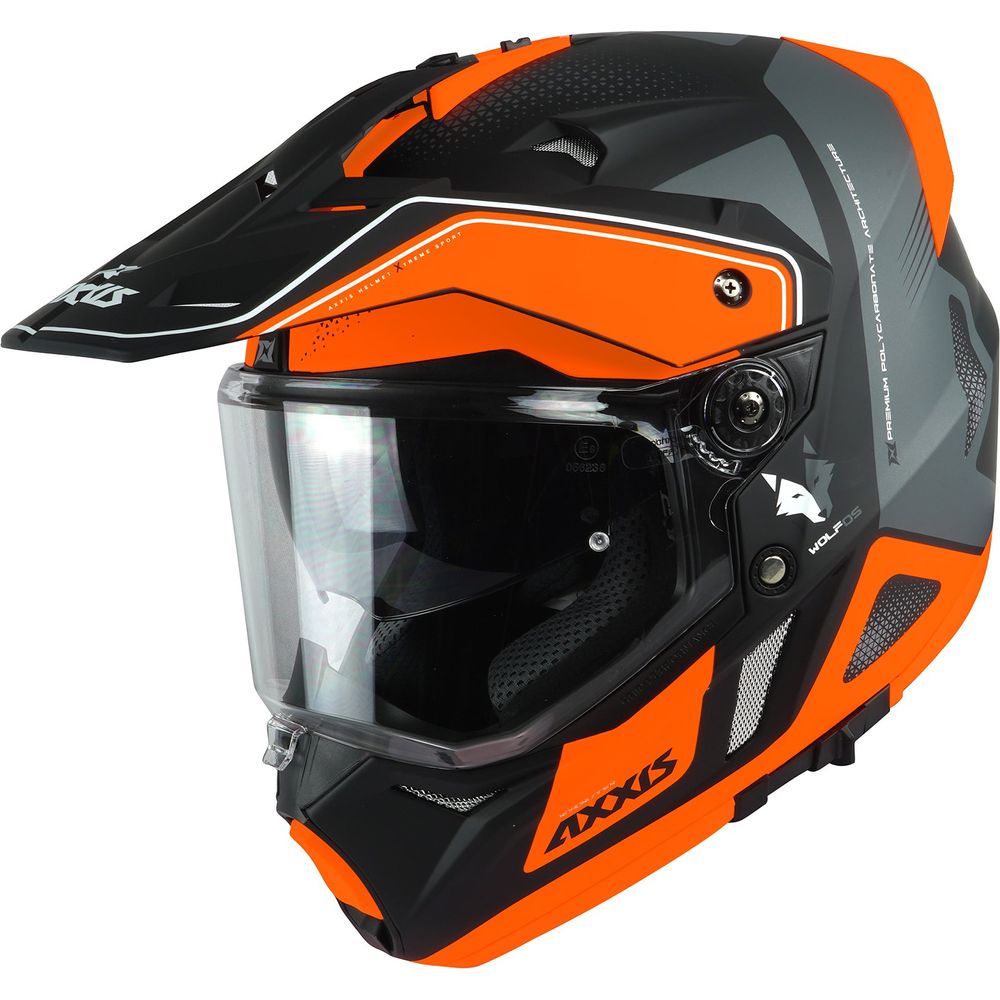 Axxis Wolf DS Roadrunner B4 Adventure Matt Orange