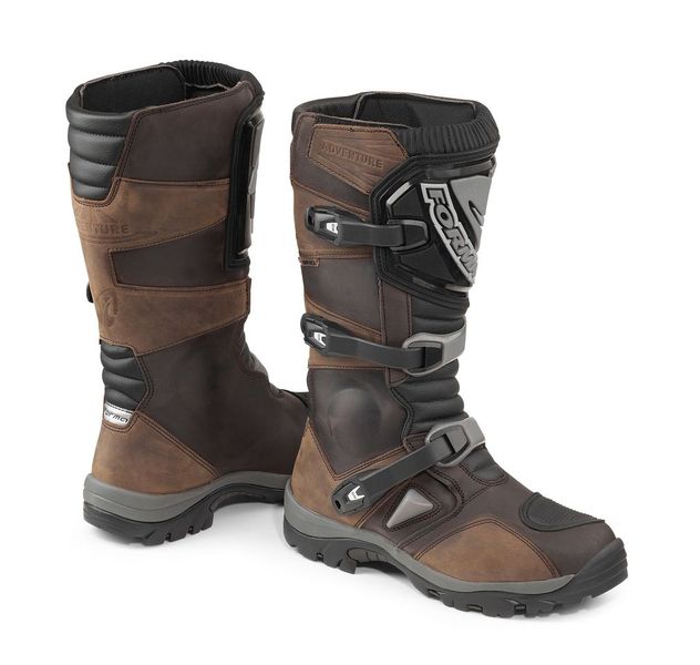 Forma Adventure Dry Boots Brown - FREE UK Shipping, FREE 365 Day Returns | Moto Central