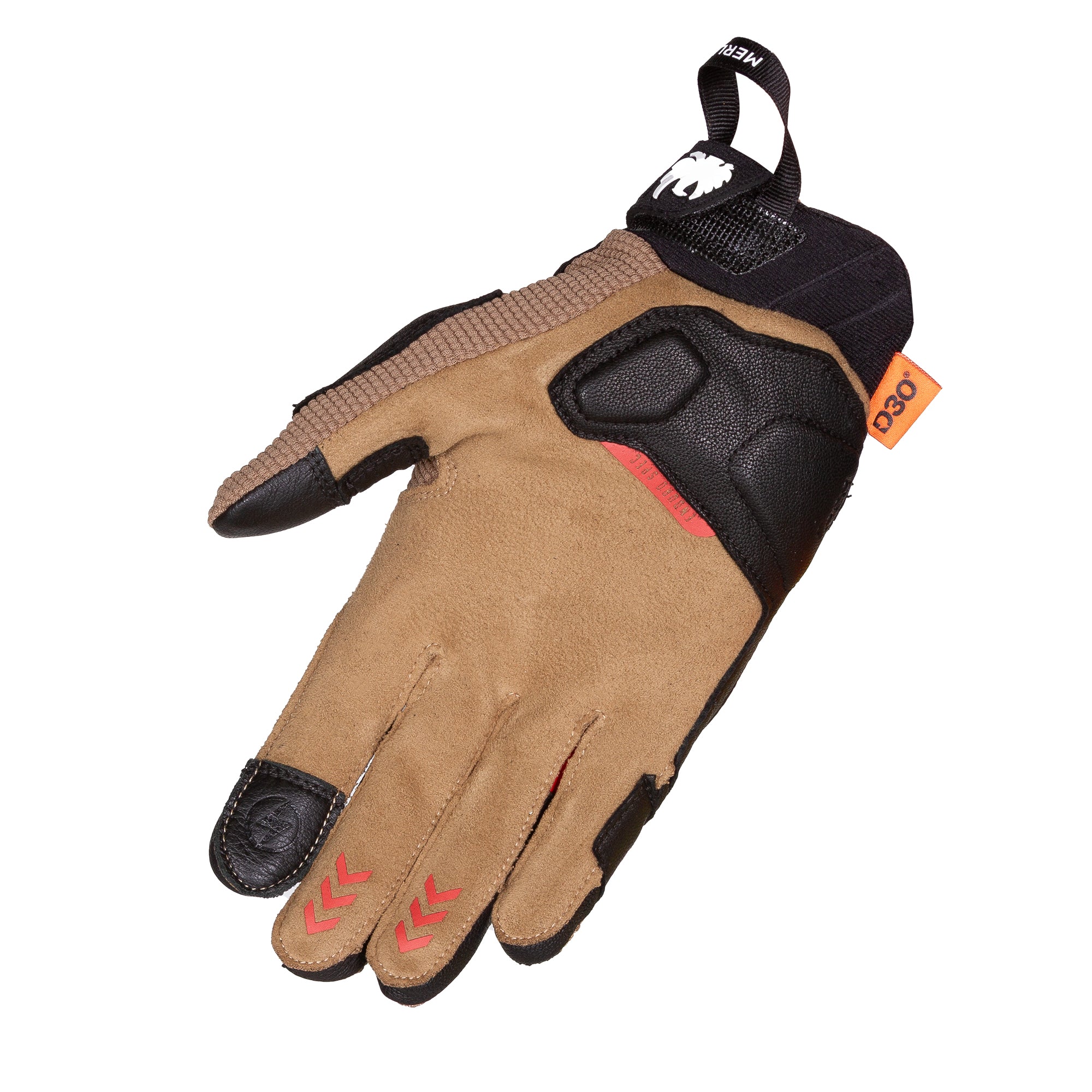 Merlin Aerolite D3O Enduro Gloves Brown FREE UK Delivery, FREE 365 Day Returns | Moto Central