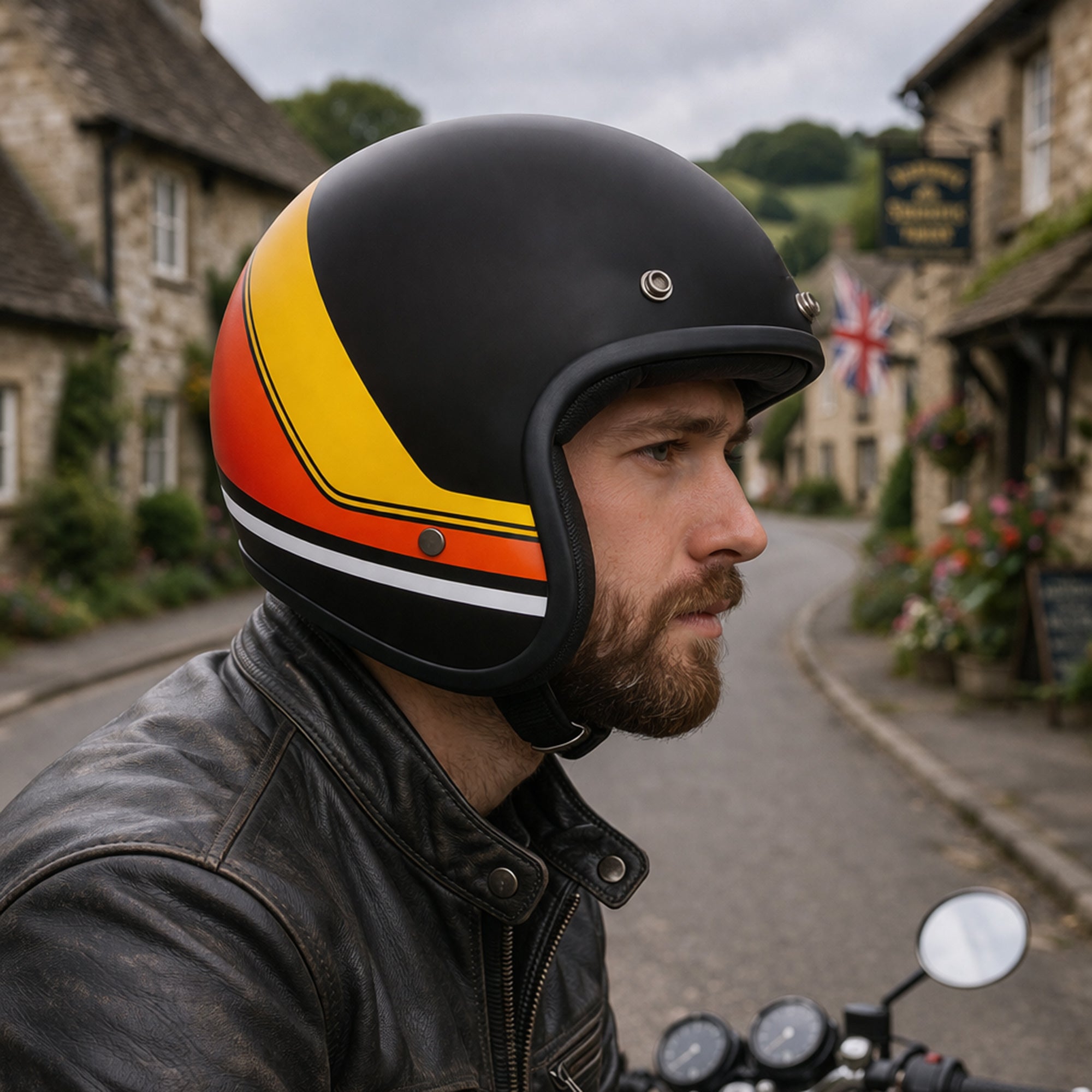 Merlin Blackbird Jet Aether Stripe