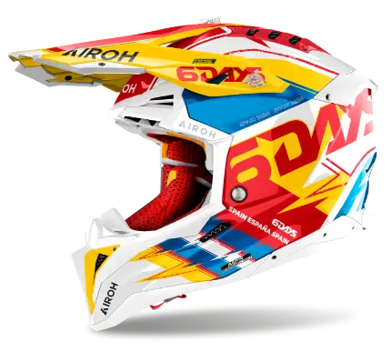Airoh Aviator 3 Six Days 2024 Limited Edition  - FREE UK Shipping, FREE 365 Day Returns | Moto Central