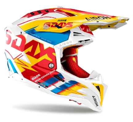 Airoh Aviator 3 Six Days 2024 Limited Edition  - FREE UK Shipping, FREE 365 Day Returns | Moto Central