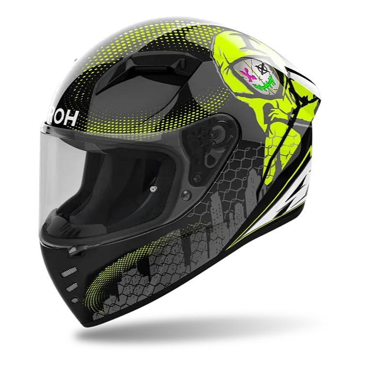 Airoh Connor Gloss Gamer motorcycle helmet, right-side view